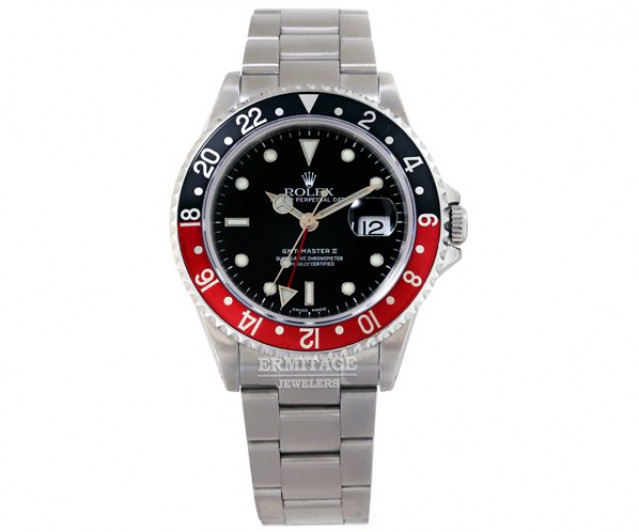 Rolex GMT-Master II 16710 Black & Red Coke Style